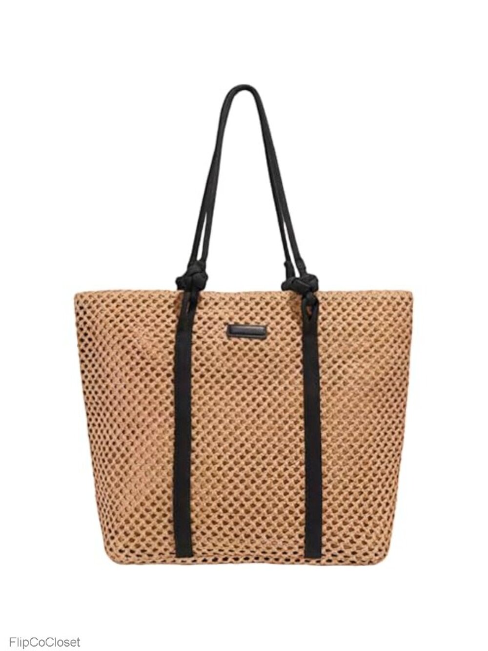 Straw Shoulder Beach Bag for Women Large Woven Tote Purse Handbag